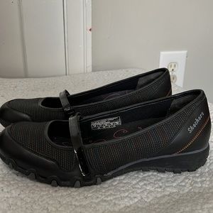 Pre Owned Skechers Casual Black Multicolor Shoes Size 10